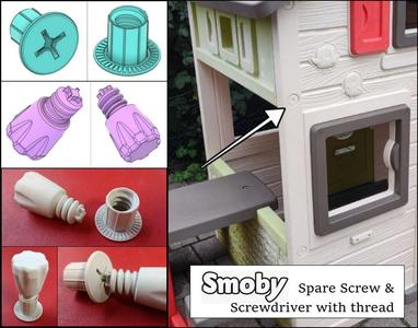 Smoby Female Plastic Screw