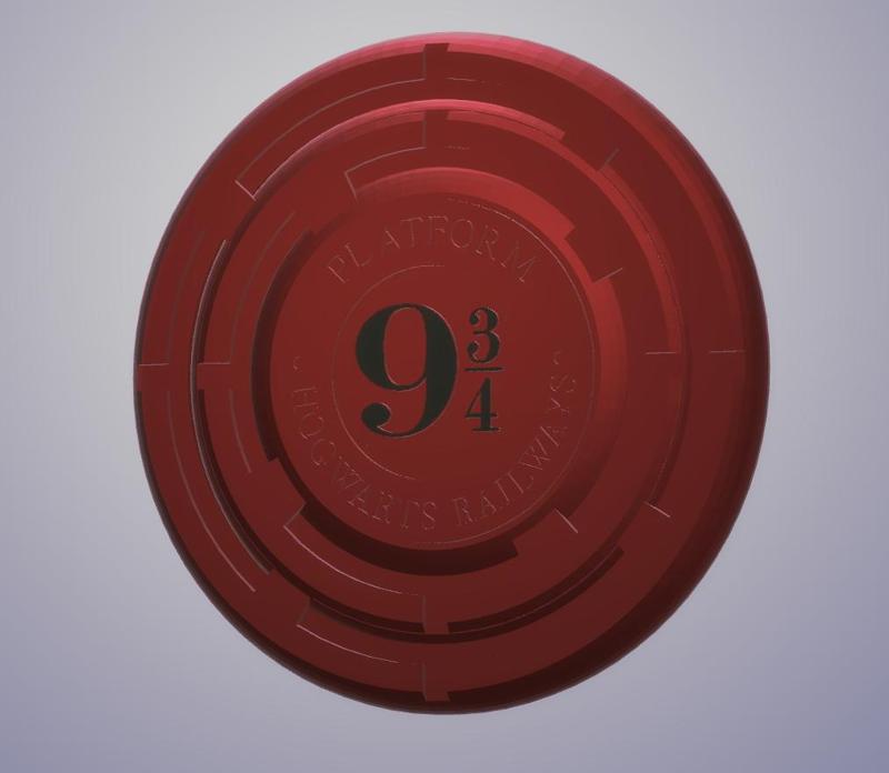 Gyroscope Harry Potter Hogwarts Platform 9 and 3/4