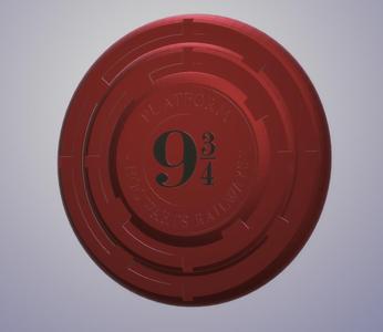 Gyroscope Harry Potter Hogwarts Platform 9 and 3/4