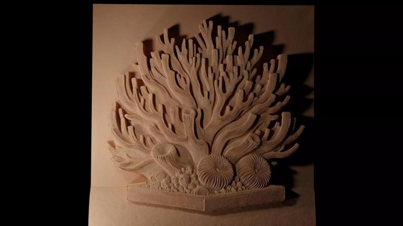 Coral CNC 3d Print High Relief Sand Casting
