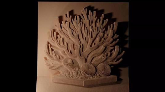 Coral CNC 3d Print High Relief Sand Casting