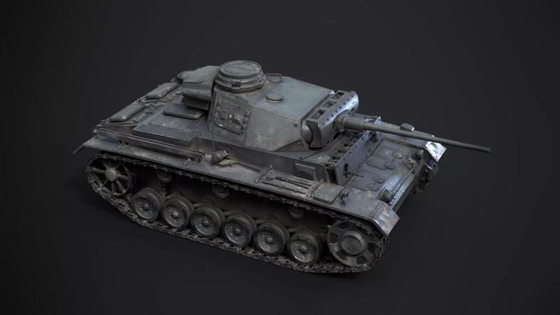 WW2 German Tank 3D Printed Collectible