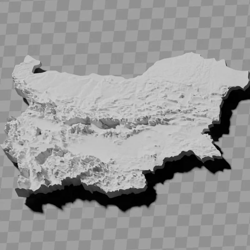 Bulgaria topography collection