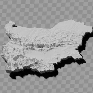 Bulgaria topography collection