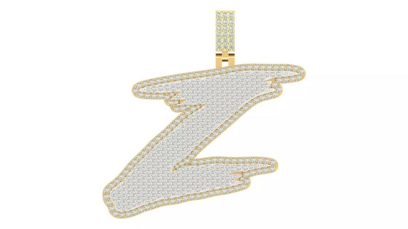 Alphabet Latter hiphop Pendent