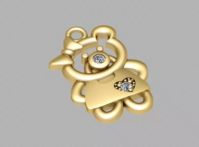 bear logo jewerly
