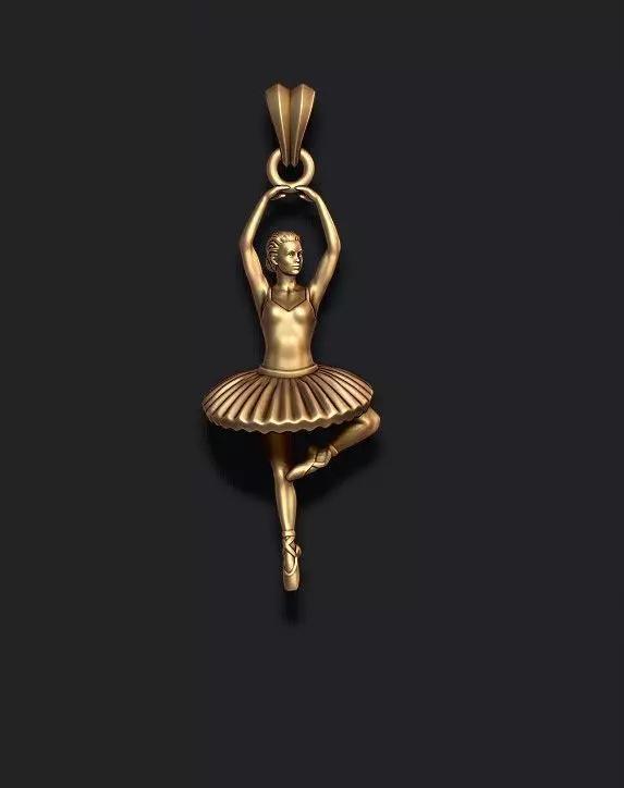 Ballerina ballet dancer pendant