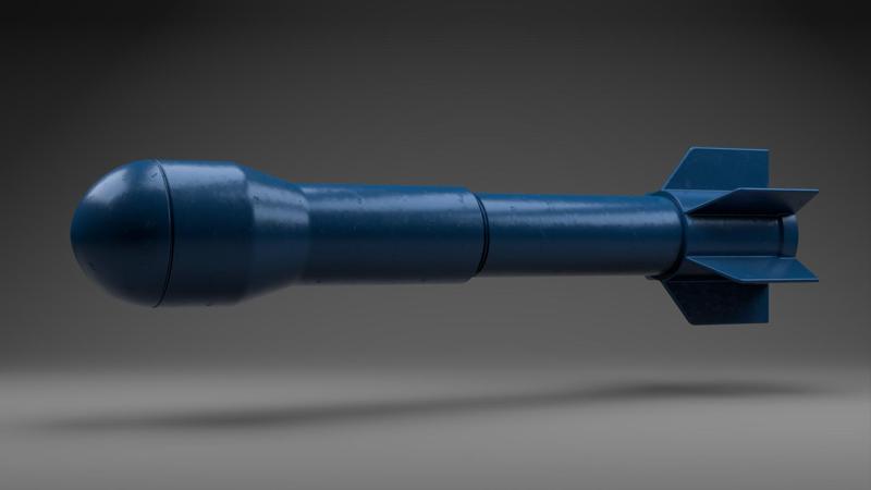 British L86A1 training rifle grenade