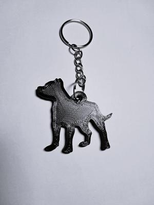 Pitbull keychain