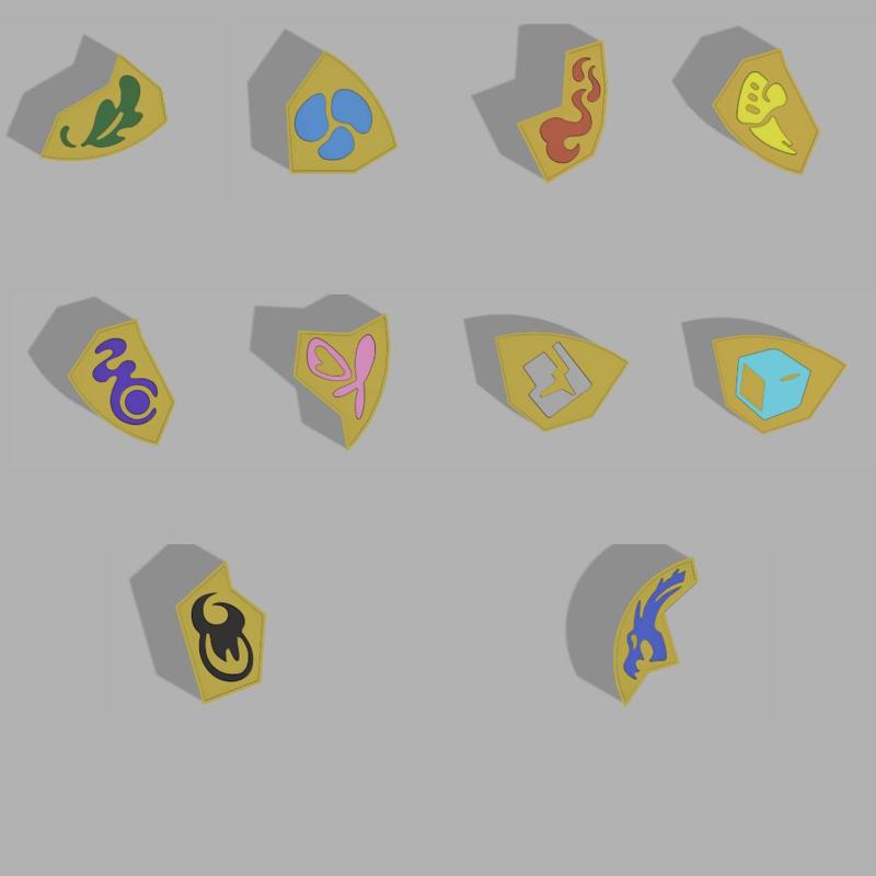 Galar Badges || Galar Medals