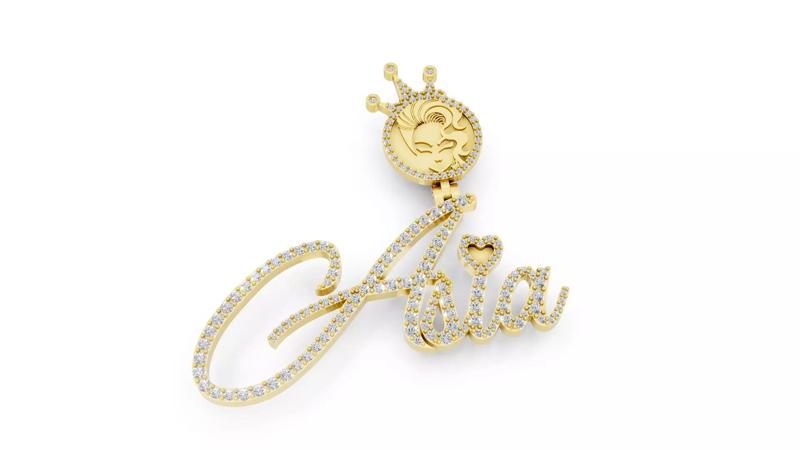 Asia  pendant