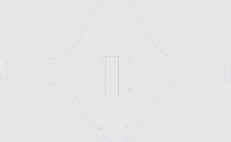  OpenRC 1:10 4WD Truggy Chassi and Top Deck SVG files