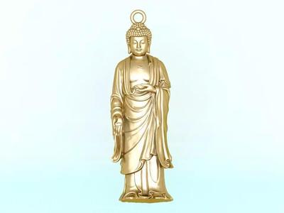 Amitabha Buddha Pendant - Adida Buddha pendant