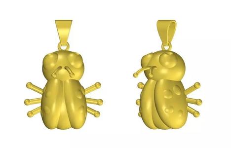 Bug Pendant for silver Jewelry