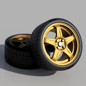 TRD "style" Sport rims 17 inch for diecast and scale models