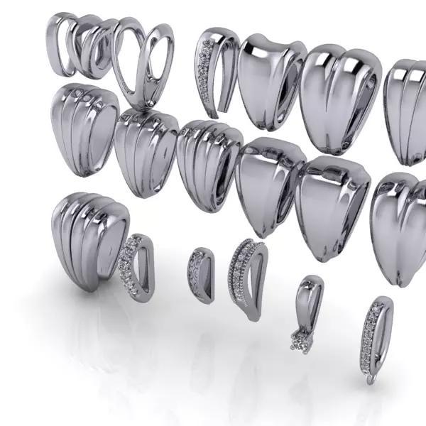 Various Assorted Bails jewelry findings necklace pendants charms