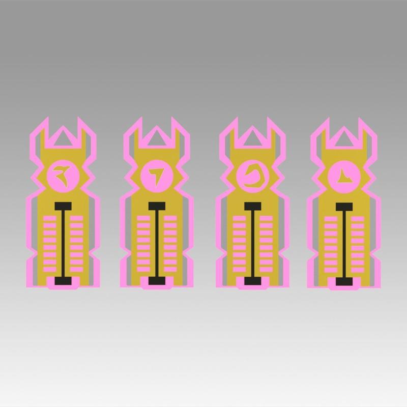 Star Trek Generations Klingon Isolinear Optical Chips