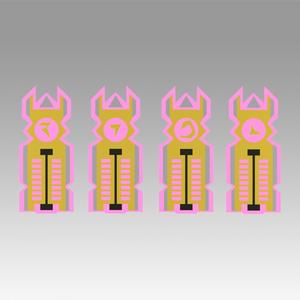 Star Trek Generations Klingon Isolinear Optical Chips