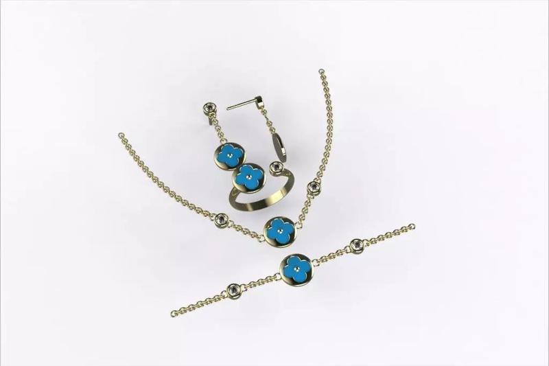 Van Cleef Style full set jewelry SET-008