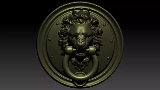 Lion Head Door Knocker