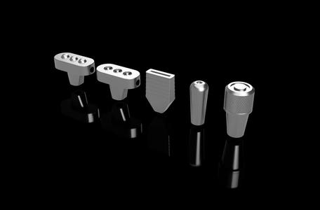 Airbus and Embraer Overhead Knobs