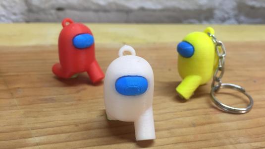 Llavero compañero de tripulacion corriendo