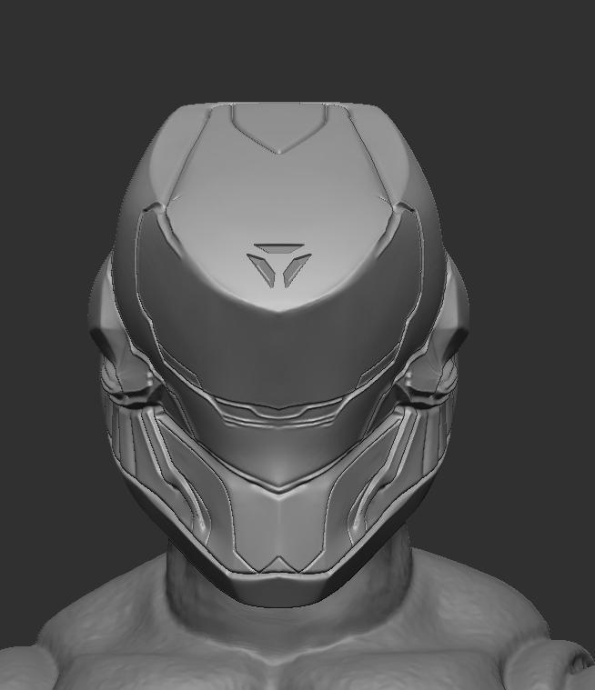 Xezus Cyberpunk Action Figure Head