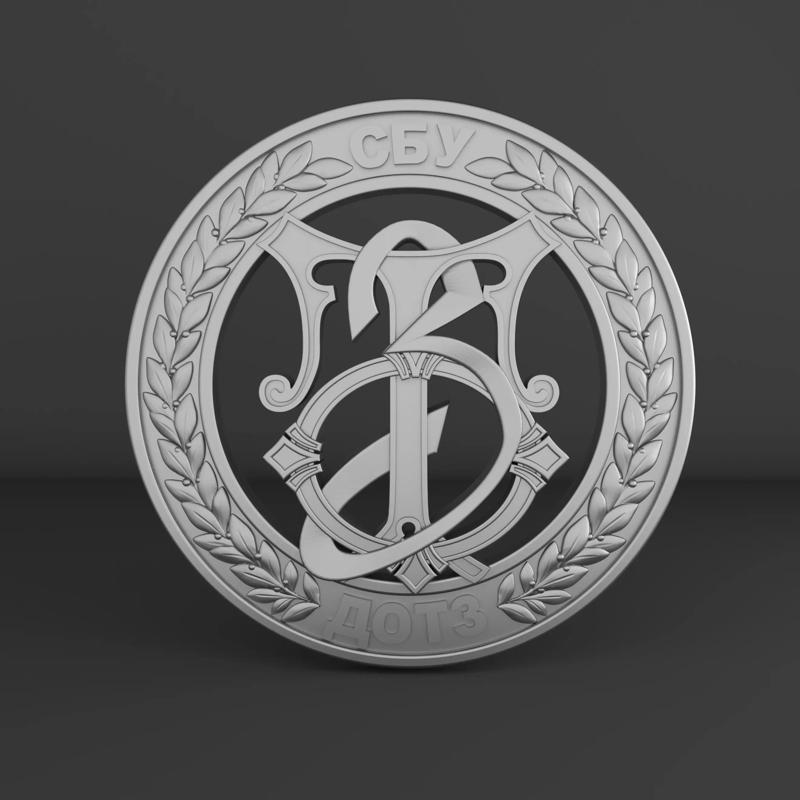 Emblem of Ukraine 3D print model  DOTZ