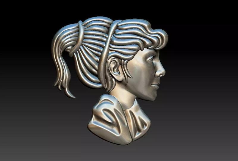 Profile Woman Relief