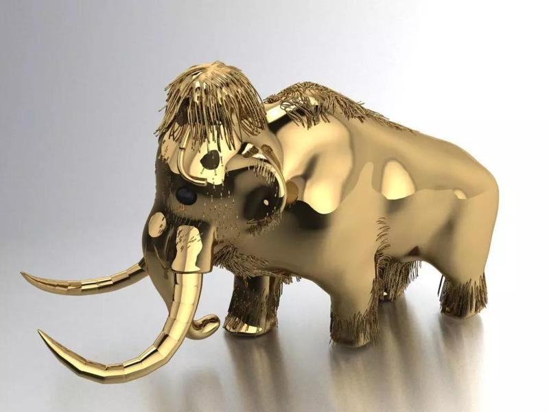 Mammoth metal souvenir  476