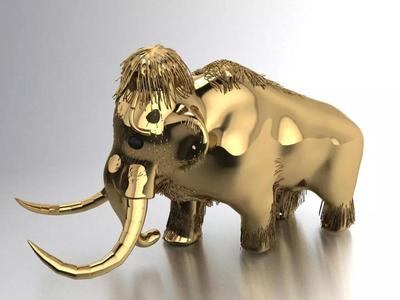 Mammoth metal souvenir  476