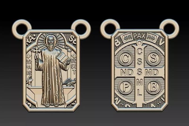 Saint Benedict Scapular - Sao Bento Escapulario