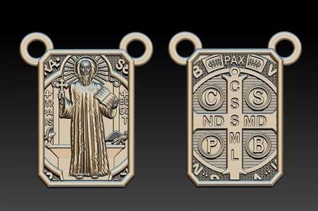 Saint Benedict Scapular - Sao Bento Escapulario