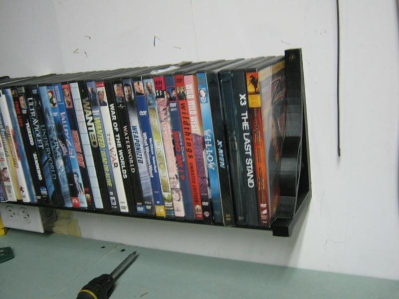 DVD shelf bracket