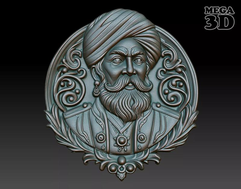 Indian Patriarch basrelief 05 240824