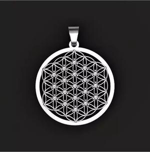 Geometry Pendant amulet Flower of Life 3D print model 438