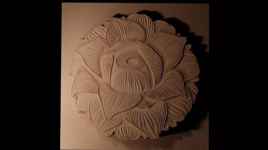 Rafflesia CNC 3d Print High Relief Sand Casting