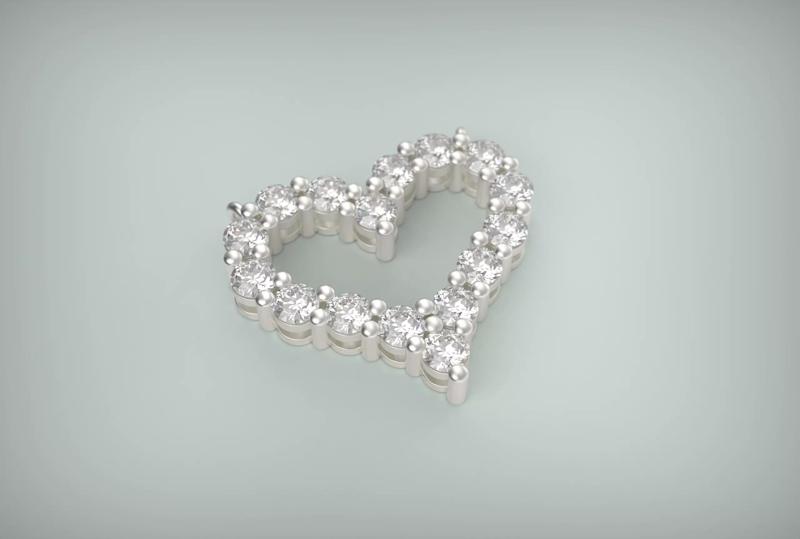 Silver Heart Pendant