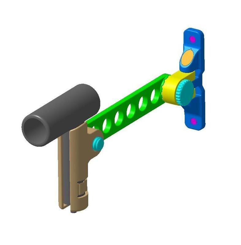 ADJUSTABLE  HAIRDRYER HOLDER