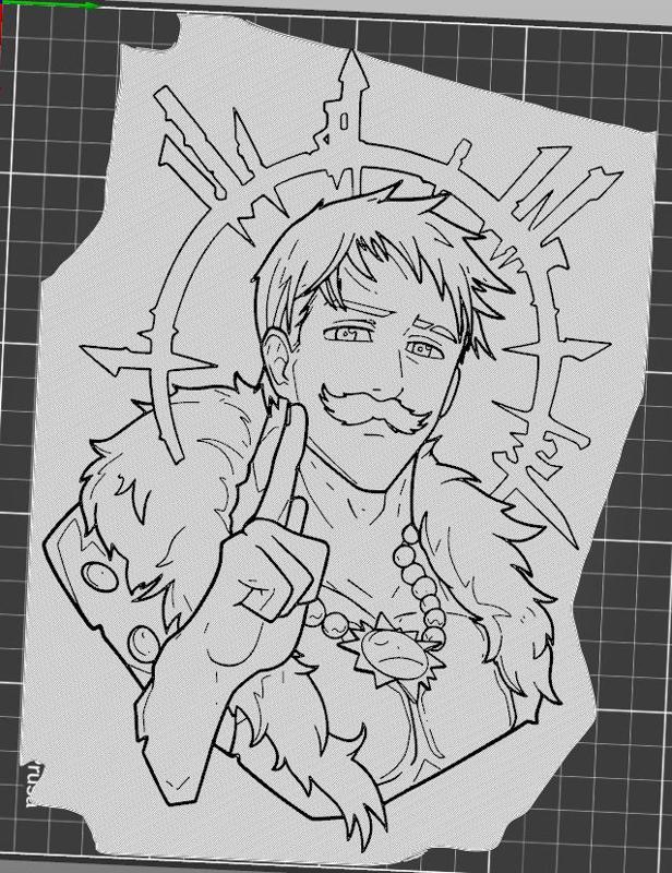 Escanor of Seven Deadly Sins DECORATIVE PENDANT HELP ME WITH 1 LIKE
