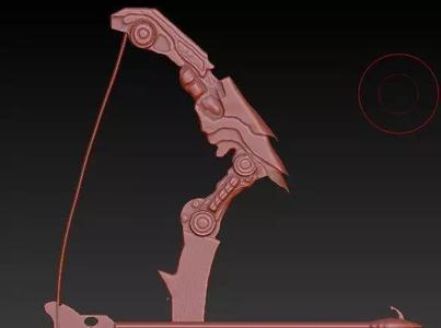 predator yautja bow 3d model