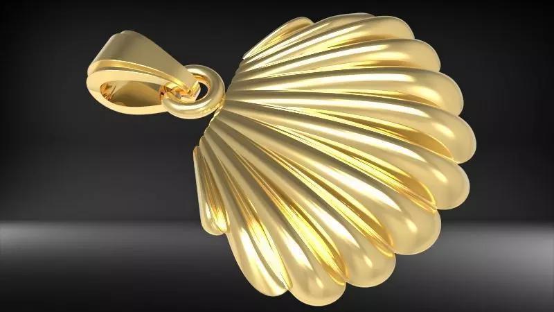 Seashell Pendant Necklace Jewelry