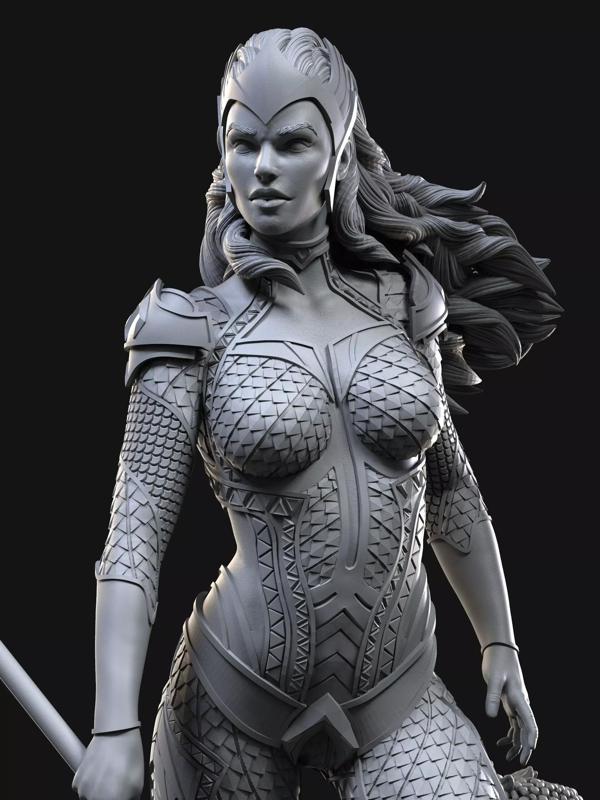 Queen Mera 3D Model