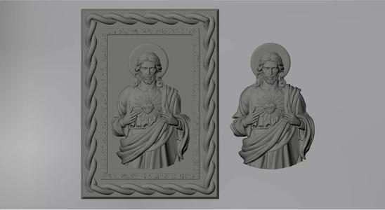 Sacred heart pendant
