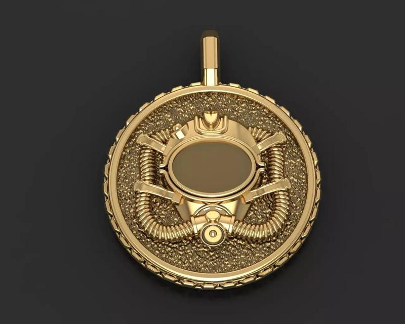 Diver pendant