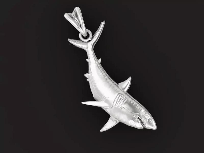 Shark pendant 1275
