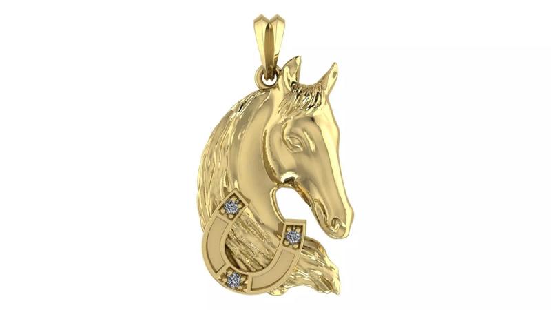 Horse Pendant 04