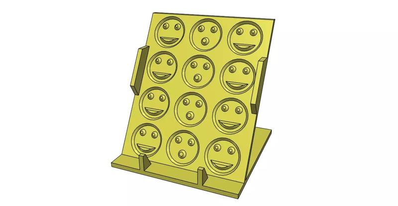 Phone Holder Smileys easy print