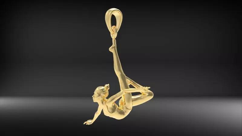 Pendant Gymnastic girl