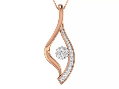 High Jewelry Pendant Earrings Set 3dm stl obj mtl gltf glb